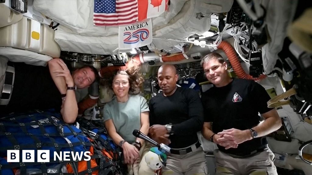 BBC asks Artemis II crew a question in space